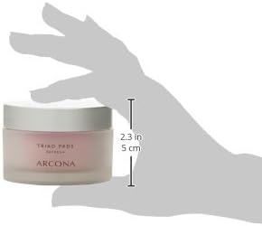 ARCONA Triad Pads - Cold Processed Cranberry and Rice Toner, Brightening Toner Pads for Face, 45 Facial Toner Pads. Made in The USA.