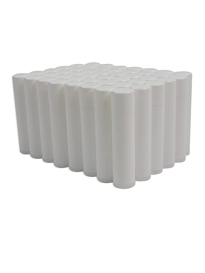 Nature's Bees DIY Lip Balm Kit, Natural Cherry Flavor, Includes 48 Blank Lip Balm Tubes with 60 Labels, Made with Beeswax, Cocoa Butter, Coconut Oil, and Aloe, 0.15 oz Each