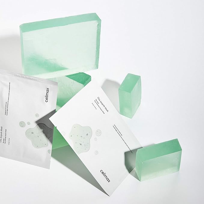 celimax Ji.Woo.Gae Cica BHA Blemish Toner Pad (60 Pads) + The Real Cica Soothing Cream 50ml + The Real Cica Calming Ampoule Mask 27ml (5EA) Bundle