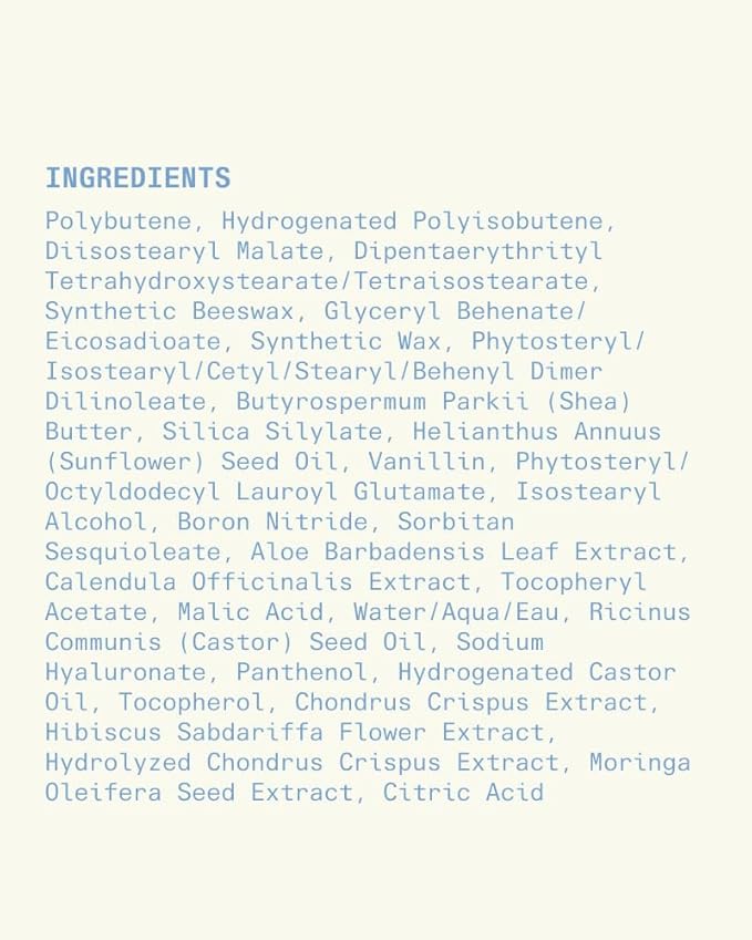 Cay Skin Deepwater Nourishing Lip Mask – Sleeping Mask for Overnight Repair & Hydration with Vitamin E + Shea Butter – Non-Sticky, Clear Formula in Signature Vanilla Brown Sugar Flavor – 0.7 oz