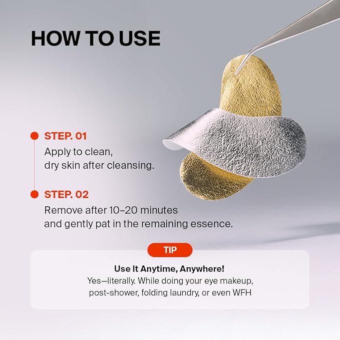 Pixcell Biom Moisture Barrier eye mask(6 pairs, 0.10oz)