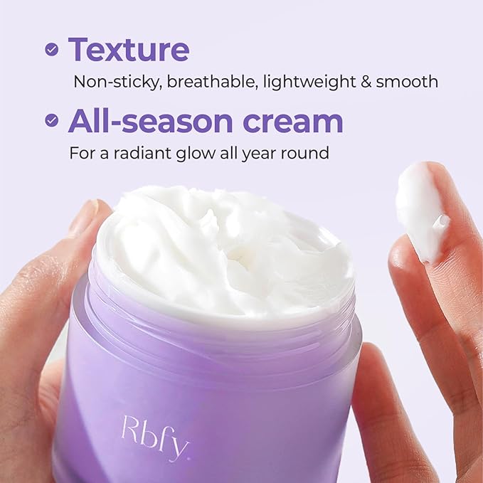 Re-Born Cream – Daily Lightweight Hydrating Anti-Wrinkle Dewy Moisturizer with Evening Primrose Flower Extract and Panthenol Korean Skincare for All Skin Types – (80ml | 2.71 fl. oz.)