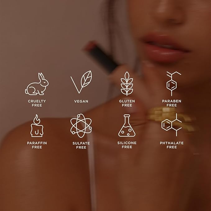 + Lux Unfiltered N°11 Smoothing Hydrating Lip Tint for Women - Tinted Lip Balm with Jojoba & Sunflower Oil - Lightweight, Moisturizing, Semi-Sheer Color - Vegan & Cruelty-Free - Paloma (Nude)