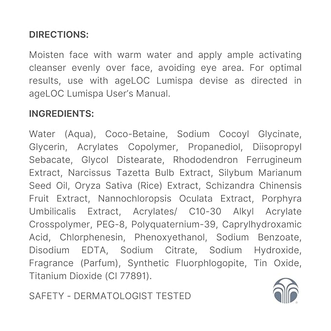 Nu Skin ageLOC LumiSpa Treatment Cleanser | Normal/Combo Skin | 2 Pack | Promotes Smooth, Refreshed Skin | Enhanced LumiSpa Performance | Infused with ageLOC Technology | 3.4 fl oz