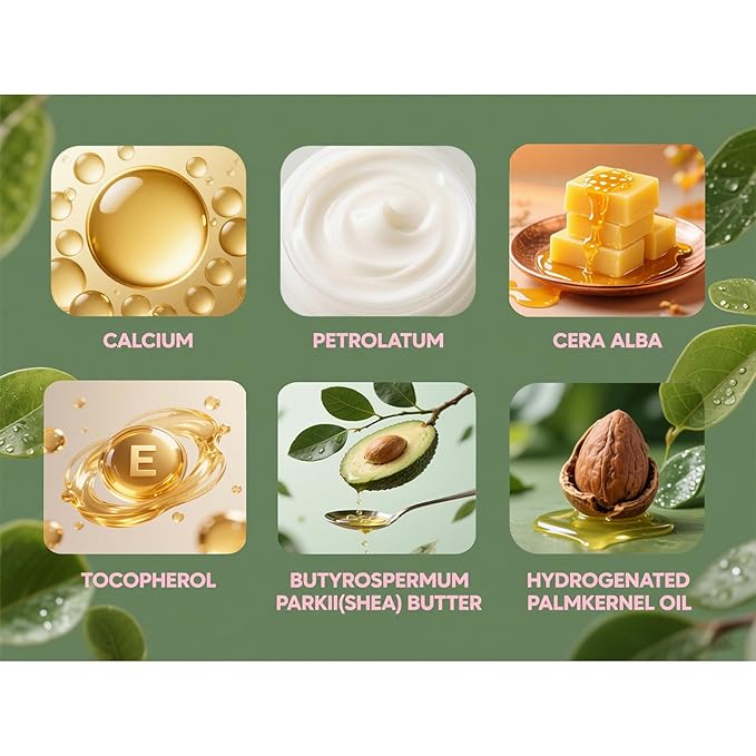 Cemenrete Calcium Multi Balm 2PCS, All-in-One Multi-Action Stick & Anti-Aging Stick, Korean Collagen for Wrinkles, Hydrating Formula for Face, Eyes, Neck & Lips (Set)