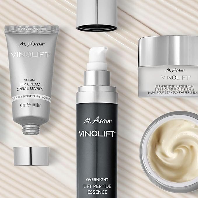 M. Asam VINOLIFT Skin Tightening Cream (1.69 Fl Oz) - Rich anti-aging firming face cream with lifting effect for demanding, mature & dry skin, facial care with resveratrol, OPC & grape seed oil