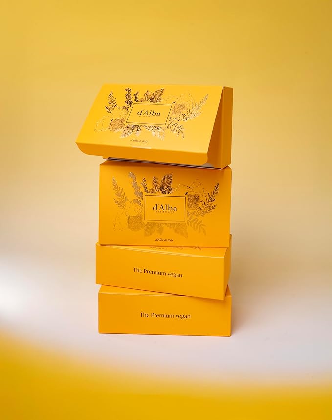 d'alba Piedmont White Truffle Vegan Gift Set, First Aromatic Spray Serum and Nourishing Lip Balm 35g – Deep Hydration & Antioxidant Care, Vegan Facial Mist & Lip Treatment Duo, Hypoallergenic