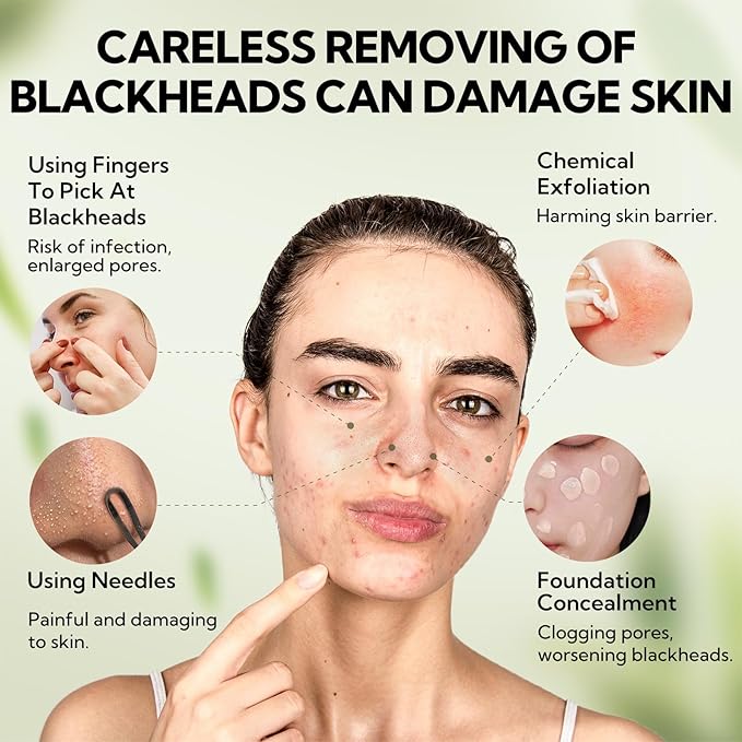 LANBENA 3.0 Bamboo Charcoal Blackhead Remover Mask, 50g/1.76 oz, 120+ pcs Nose Pore Strips, Peel off Face Mask Whiteheads Cleanser Strawberry Nose Purifying, with Amazonian White Clay