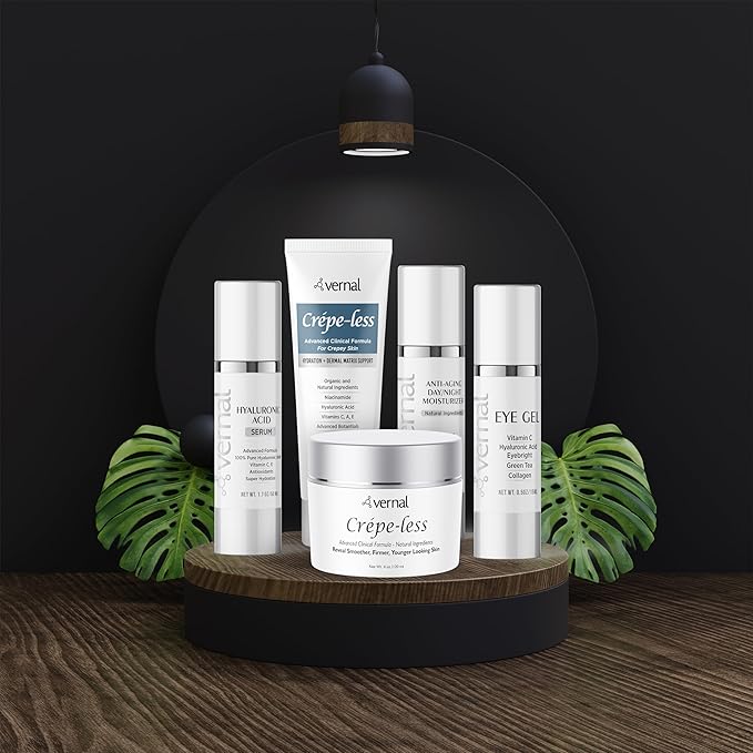 Vernal’s 100% Pure Hyaluronic Acid Serum – Rich With Vitamins C, E and Age-Defying Antioxidants - Anti Wrinkle, Anti Aging Face Serum that Lifts and Firms Skin, Made in USA