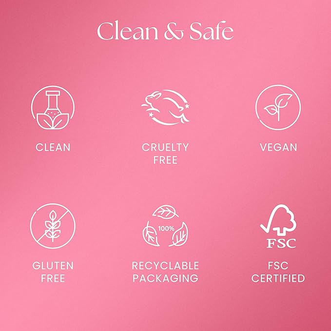 Prakti KhushiKiss Nourishing Lip Oil in Luscious Lychee, Hydrates & Plumps Lips, High-Shine Finish, with Hyaluronic Acid & Peptides, 0.17 oz