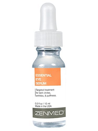 ZENMED Essential Eye Serum for Dark Circles, Wrinkles, Lines and Puffiness. Contains Matrixyl 0.5 oz