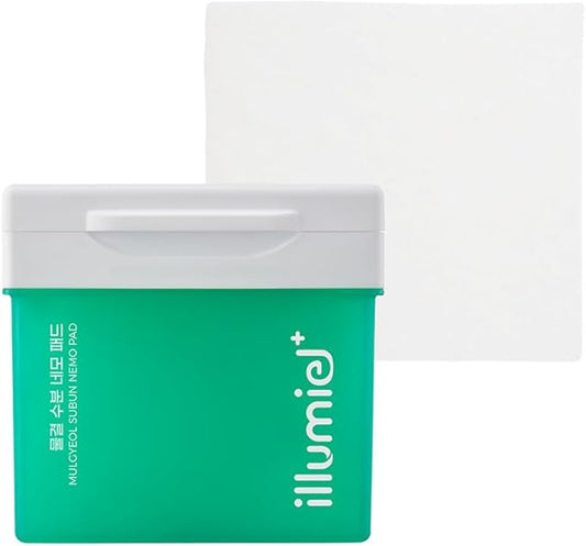 Aqua Hydrating Square Toner Pads for Long-Lasting Skin Moisture Barrier with Xylitylglucoside & Kakadu Plum Extract Exosome [Vegan & Korean Skincare] – 60 Pads(9.17 fl. oz)