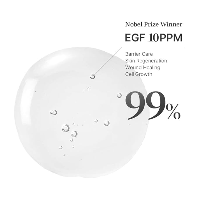 Pregnancy Safe EGF Pure 10 PPM Ampoule, Improve Skin Elasticity, Strengthen Skin Barrier, Lightweight Anti Aging Firming Wrinkle Serum Korean Skincare Postpartum Care 30ml 1 Fl Oz