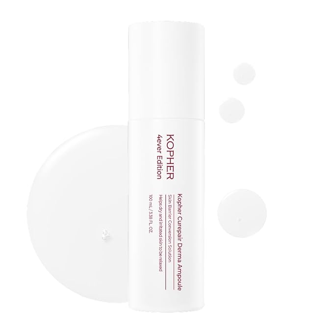Kopher Curepair Derma Ampoule Mist [4ever Edition] with 10GF Skin Renewal & Brightening Ampoule for Sensitive Skin - Reduces Wrinkles, Improves Skin Tone, Korean Skincare (3.38 fl.oz.)