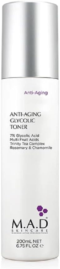 M.A.D Skincare Anti-Aging Glycolic Toner w/Multi Fruit Acids