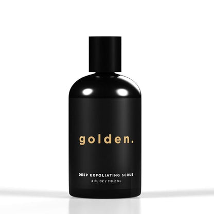 Golden Grooming Co. Exfoliating Scrub for Men | Deep Cleansing Face Wash with Coconut Oil & Aloe Vera | Refreshes & Revitalizes Skin – For All Skin Types, 4oz