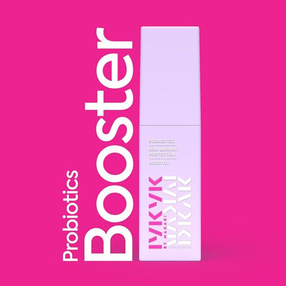 IYKYK By Makari Probiotics Booster for Skin Barrier Support – Soothing Face & Neck Hydration Serum with Vitamin F, Omega 3 & 6, & Squalane, Vegan, Fragrance Free, Dermatologist Tested Skincare