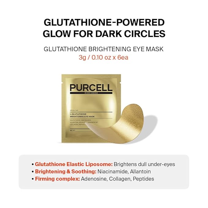 l-glutathione eye mask 6 pairs, 0.10oz