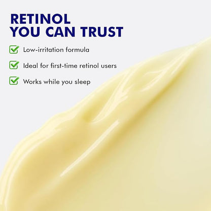 Conscious Chemist Multi Peptide Retinol Face Cream | Anti Aging Night Cream | Lightweight Gel Moisturiser for Neck Lines, Fine Lines and Wrinkles | All Skin Types | Fragrance Free, Cruelty Free | 50ml