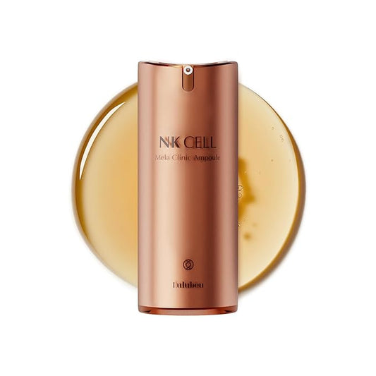 Mela Clinic Ampoule with NK Cell Technology, Skin Tone Care Serum with Tranexamic Acid, Glutathione & Bisabolol, 0.5 fl oz