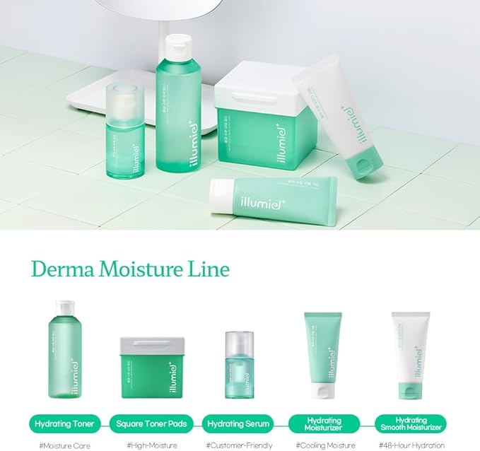 Aqua Hydrating Square Toner Pads for Long-Lasting Skin Moisture Barrier with Xylitylglucoside & Kakadu Plum Extract Exosome [Vegan & Korean Skincare] – 60 Pads(9.17 fl. oz)