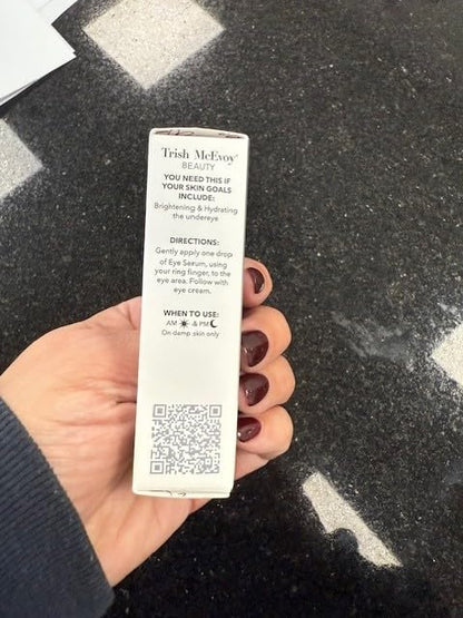 Trish McEvoy Beauty Booster Eye Serum, Travel Size, 0.17 fl oz/5 ml