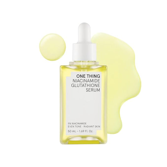 ONE THING Niacinamide Glutathione Serum (1.69 fl.oz / 50ml), Korean Skincare, Hydrating and Soothing serum for face