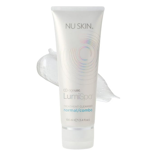 Nu Skin ageLOC LumiSpa Treatment Cleanser | Normal/Combo Skin | Promotes Smooth, Refreshed Skin | Enhanced LumiSpa Performance | Infused with ageLOC Technology | 3.4 fl oz