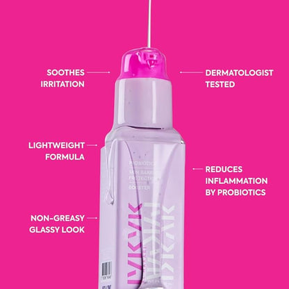 IYKYK By Makari Probiotics Booster for Skin Barrier Support – Soothing Face & Neck Hydration Serum with Vitamin F, Omega 3 & 6, & Squalane, Vegan, Fragrance Free, Dermatologist Tested Skincare