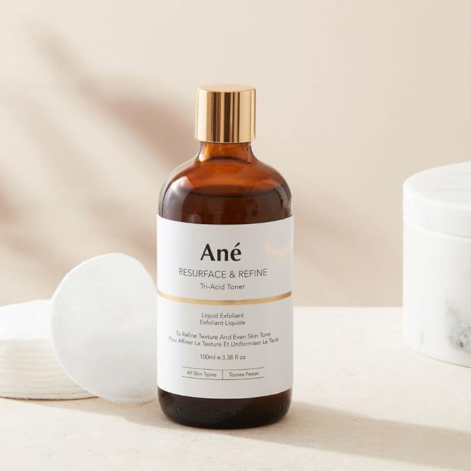 Ané Tranexamic, Aha and Bha Hydrating Acid Toner and Liquid Exfoliant to Clarify, Brighten and Even Skin Tone - Vegan.