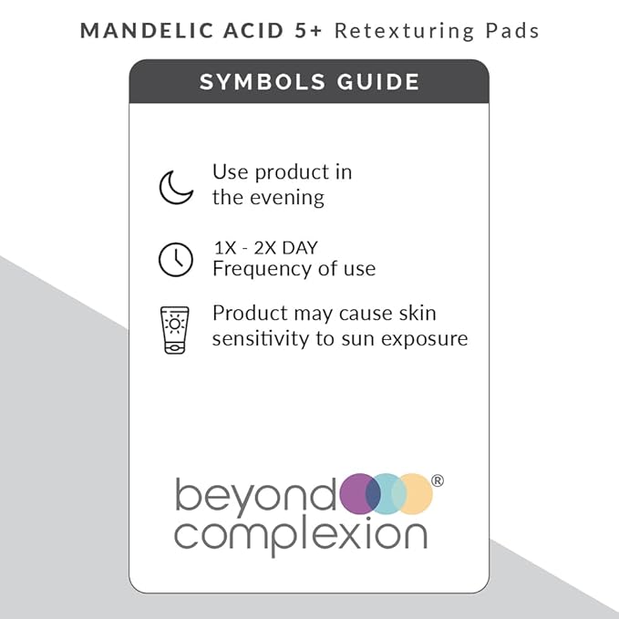 Mandelic Acid 5% Resurfacing Pads for Face with Green Tea, Hops, Aloe Extract and Phytic Acid - Exfoliating Facial Peel Pads for Minimizing the Appearance of Pores (60 PADS)