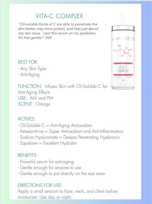 Skin Care Vitamin C Serum - Firmer, Brighter, more Radiant Skin. Vit C Serum w/Vit E, Hyaluronic Acid & packed w/Powerful Anti-aging, Damage-Repairing, UV-protecting Anti-oxidants.1oz