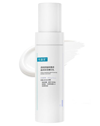 KOMFYMED Facial Moisturizing Lotion, Daily Moisturizer Face Cream with Sodium Hyaluronate & Microalgae Extract, Ultra-Lightweight, Hydrating Serum Face Lotion for All Skin Types - 2.7 fl.oz