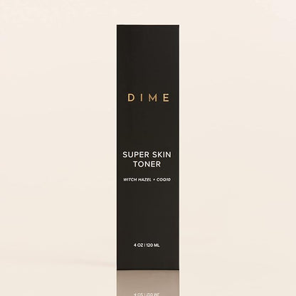 DIME Beauty Super Skin Toner, Alcohol-Free Witch Hazel Toner, Hydrating for Face with Aloe Vera and Cucumber Extract, 4 oz / 120 ml