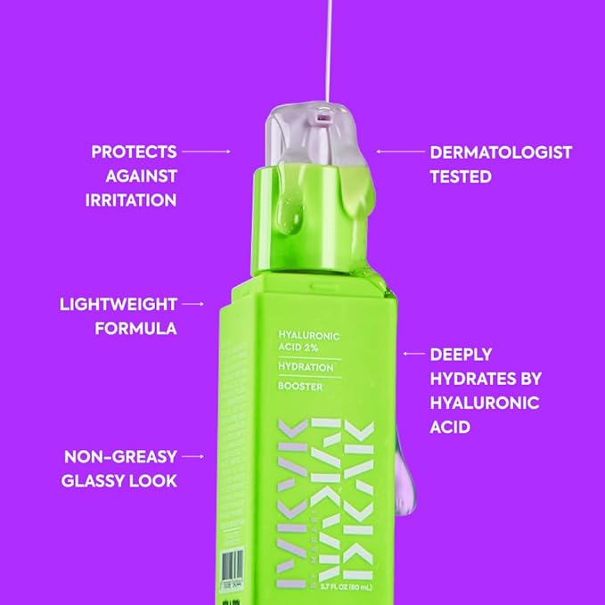 IYKYK By Makari Hyaluronic Acid 2% Hydrating Face Serum, Moisture Booster with Vitamin B5, Aloe & Kelp for Deeply Hydrated, Plump, Rejuvenated Skin, Vegan Facial Serum, No Fragrance, Paraben & Sulfate