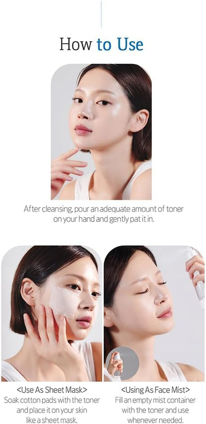 ETUDE SoonJung pH5.5 Relief Toner, Toner for Face, Hydrating Toner for Sensitive Skin, Vegan Face Toner, Panthenol, Madecassoside, Moisturizer, Korean Skin Care, Korean Toner, Beauty (11.83 Fl Oz)