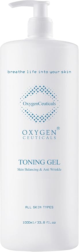 Toning Gel – Premium Hydrating Gel Toner with Centella & Licorice Root Extracts, Adenosine Anti-Wrinkle, Soothing Care for Dry & Sensitive Post-Treatment Skin. 33.8 fl.oz (1000ml)