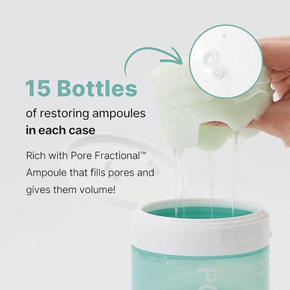 One Shot Pore Clear Pad, Clinically Proven Pore Care Toner Pad, Pore Fraxional Complex, Sebum Control & Exfoliation, pH 5.0 Hypoallergenic, 4.9 fl.oz (60 pads)