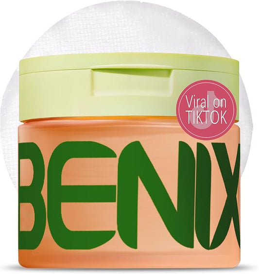 Korean Toner Pads (100 Count) – Hydrating & Anti-Aging for Dark Spots, Wrinkles & Uneven Skin – Infused with Snail Extract, CICA, Niacinamide & Peptides for a Clear, Radiant Complexion