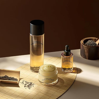 T'else Kombucha Hydro Glow Essence 5.07 fl.oz., Enriched with kombucha and triple hyaluronic acid, Radiant moisturizing essence for smooth and healthy dewy glowing skin, All Skin Type, Korean Skincare