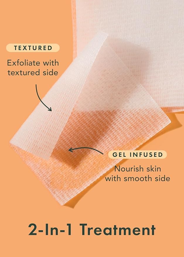 Rael Toner Pads, Cotton Pad for Face – Dual Textured, Exfoliating and Soothing with Carotene, Niacinamide, Hyaluronic Acid, Hydrating, Korean Skin Care (70 Count)