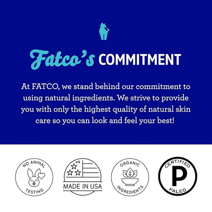 FATCO Fat Stick and All Purpose Moisturizing Stick for Dry Areas on your Face, Lips, and Body - Orange + Vanilla (2-Pack)