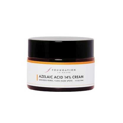 Foundation Skincare Azelaic Acid 14% Cream - Helps Calm Acne & Rosacea, Reduces Inflammation & Minimizes Pores - 1 Fl Oz