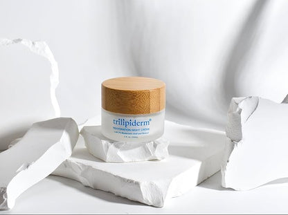 Trilipiderm Rehydration Night Crème .5oz Travel Size Night Rejuvenation with Anti-Aging Hyaluronic Acid and Retinol