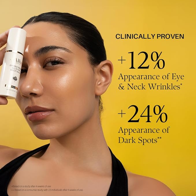 d'alba Piedmont Italian White Truffle Double Serum All-in-one Multi Balm, Vegan Skincare with Vitamin C and Vegan Collagen, 3-in-1 Anti Wrinkle, Eye Treatment, Dark Spot Remover