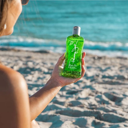 Panama Jack Green Ice Gel - Aloe Vera After Sun Formula Contains No Alcohol, Helps Preserve Tan, Relieves & Moisturizes Dry Skin & Sunburn, 8 FL OZ (Pack of 6)