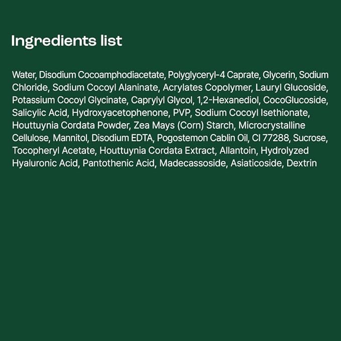 Heartleaf AC Cleanser Gel Type Deep Pore Cleansing, Acne Face Wash, Blackhead Remover for All Skin Types, Korean Skin Care 9.90 fl oz(293ml)