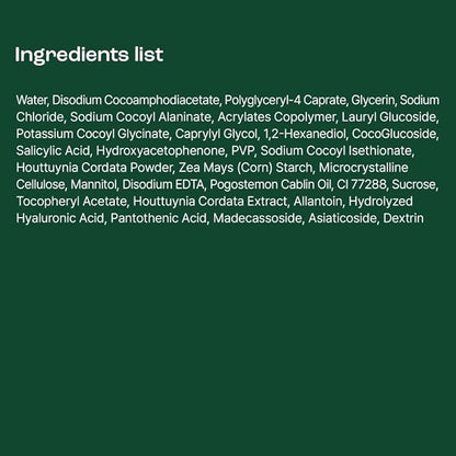 Heartleaf AC Cleanser Gel Type Deep Pore Cleansing, Acne Face Wash, Blackhead Remover for All Skin Types, Korean Skin Care 9.90 fl oz(293ml)