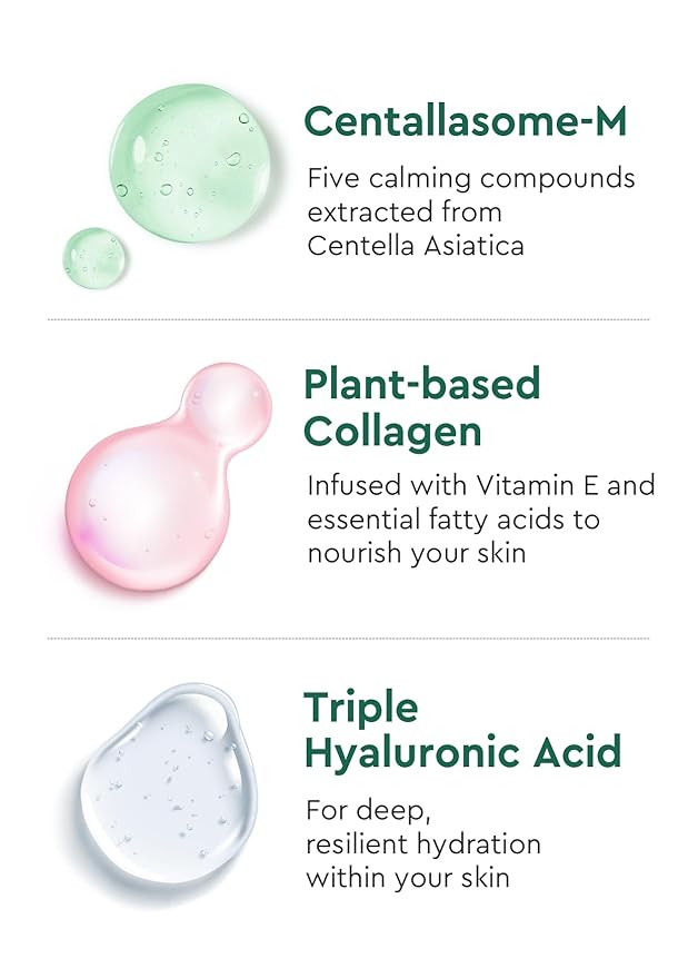 Bewants Cica Collagen Calming Facial Toning Pads – Instant Soothing & Moisturizing with Centella Asiatica & Triple Hyaluronic Acid, 60 Pads, Includes Hygienic Tweezers