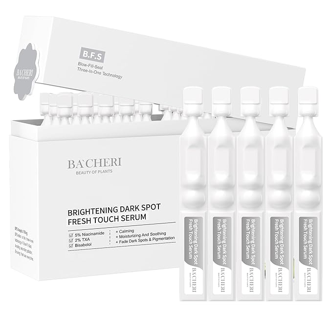 Brightening & Hydrating Face Serum Ampoules – Niacinamide, Tranexamic Acid, Vitamin C, Centella Asiatica & Alpha-Arbutin – Hydrates & Smooths for Dewy, Dry & Sensitive Skin – 1.5ml x 30